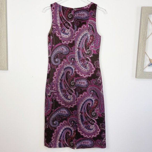 CARYNA NINA Haute Couture Designer Crew Neck Midi Shift Dress - Picture 5 of 6